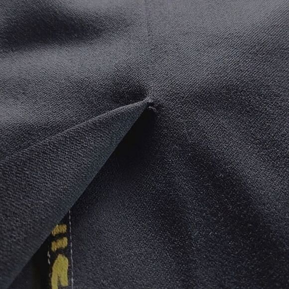 Vtg Gattinoni black high-waisted midi wool pencil skirt - Picture 12 of 13